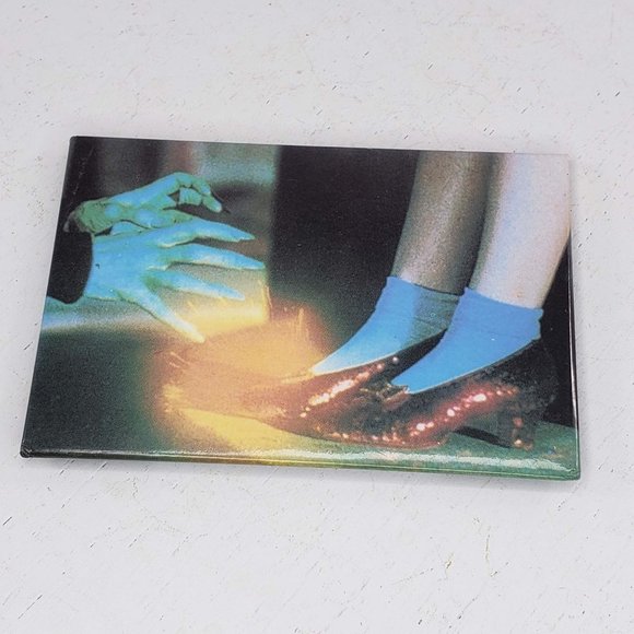 Wizard Of Oz Ruby Red Slippers Witch Magnet Kitchen Fridge 1995 - Picture 1 of 6